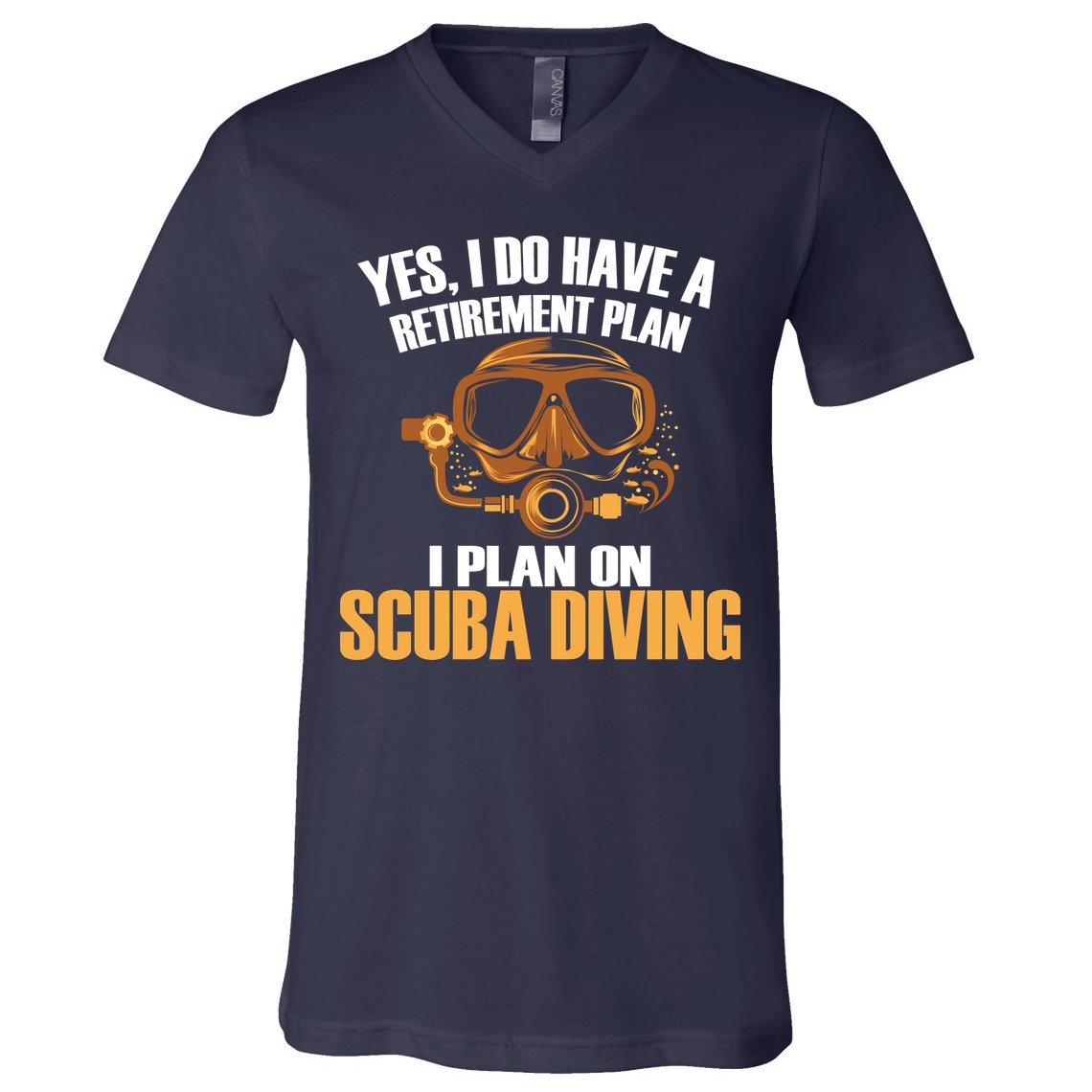 Scuba Diving Retirement Plan V-Neck T-Shirt