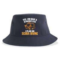 Scuba Diving Retirement Plan Sustainable Bucket Hat