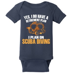 Scuba Diving Retirement Plan Baby Bodysuit