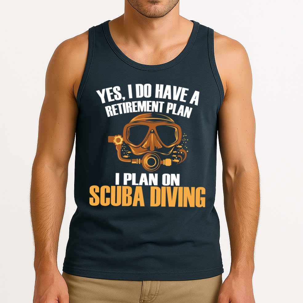 Scuba Diving Retirement Plan Tank Top