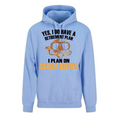 Scuba Diving Retirement Plan Unisex Surf Hoodie