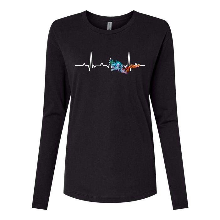 Scuba Pulse Womens Cotton Relaxed Long Sleeve T-Shirt