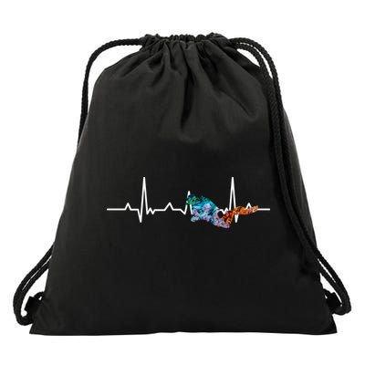 Scuba Pulse Drawstring Bag