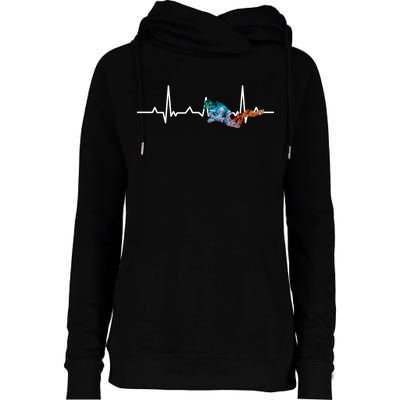 Scuba Pulse Womens Funnel Neck Pullover Hood