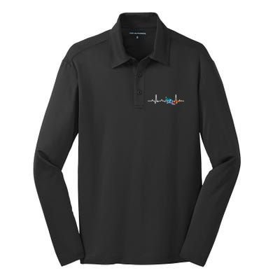 Scuba Pulse Silk Touch Performance Long Sleeve Polo