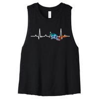 Scuba Pulse Women's Racerback Cropped Tank