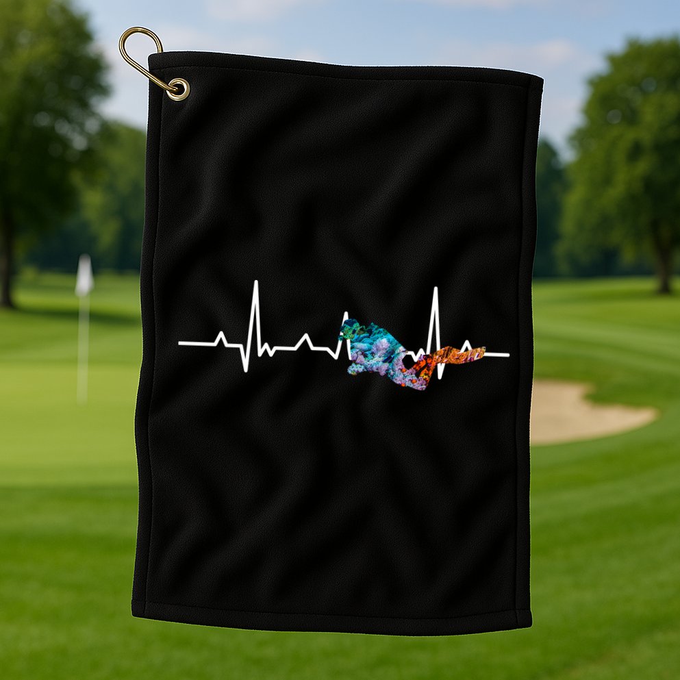 Scuba Pulse Golf Towel