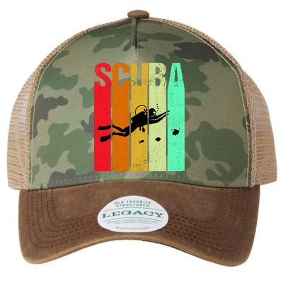 Scuba Retro Legacy Tie Dye Trucker Hat