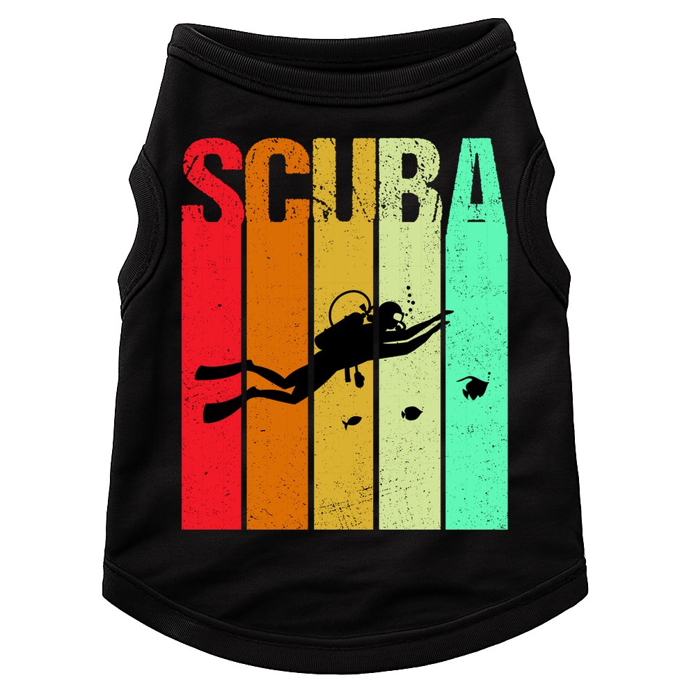 Scuba Retro Doggie Tank