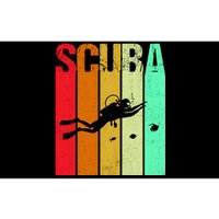 Scuba Retro Bumper Sticker