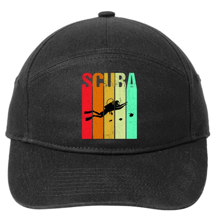 Scuba Retro 7-Panel Snapback Hat