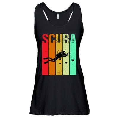 Scuba Retro Ladies Essential Flowy Tank