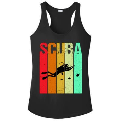 Scuba Retro Ladies PosiCharge Competitor Racerback Tank