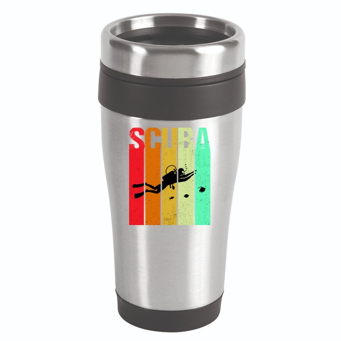 Scuba Retro 16oz Travel Tumbler