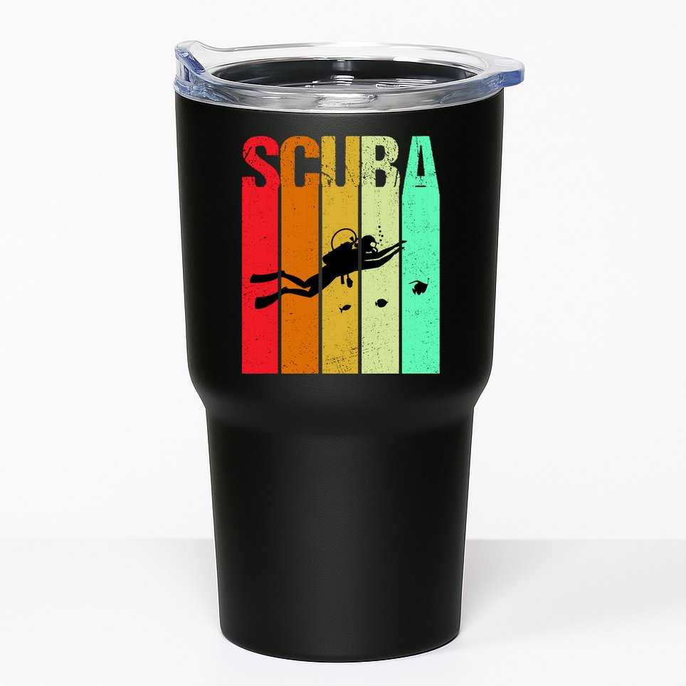 Scuba Retro Tumbler