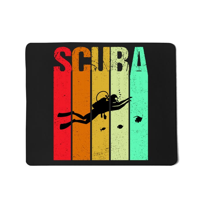 Scuba Retro Mousepad