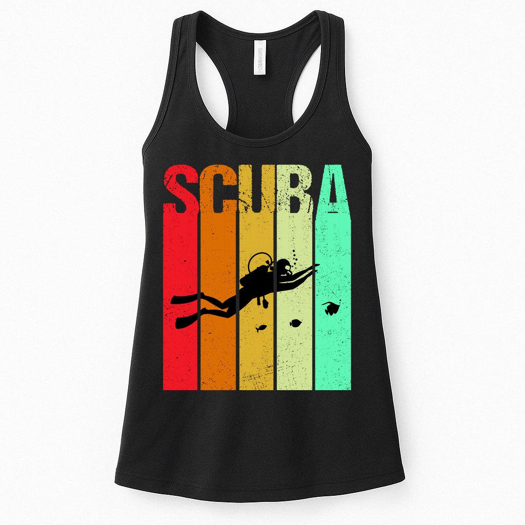 Scuba Retro Womens Tank Top