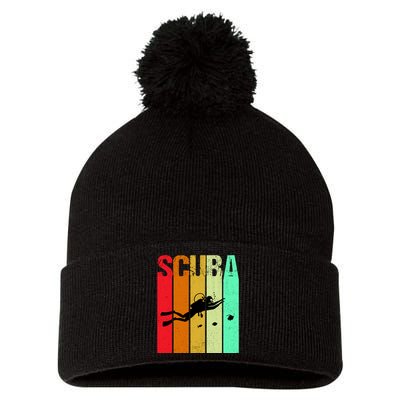 Scuba Retro Pom Pom 12in Knit Beanie