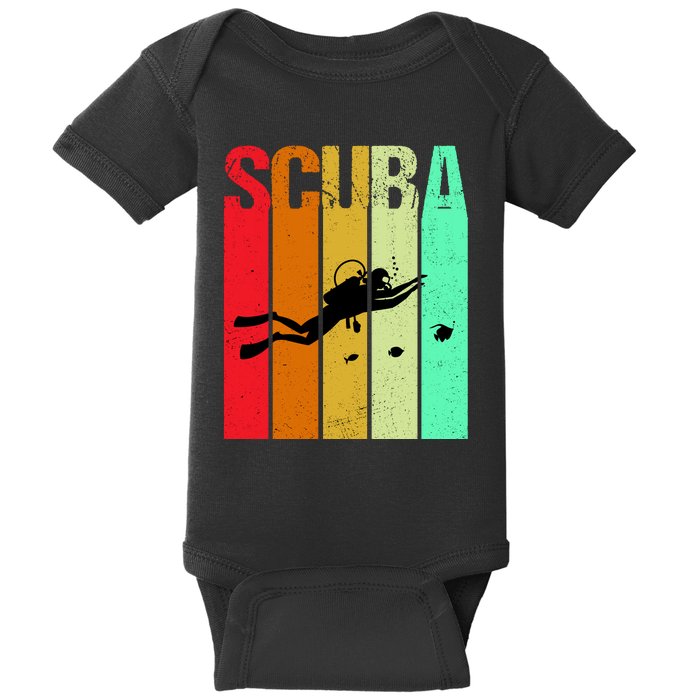 Scuba Retro Baby Bodysuit