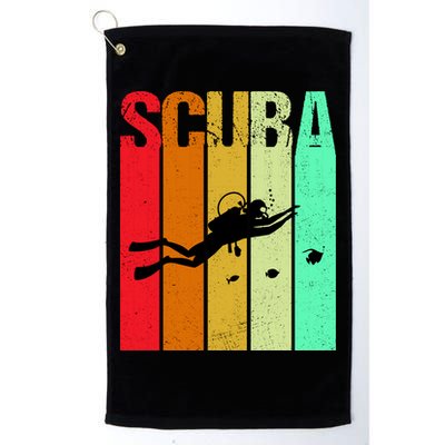 Scuba Retro Golf Towel