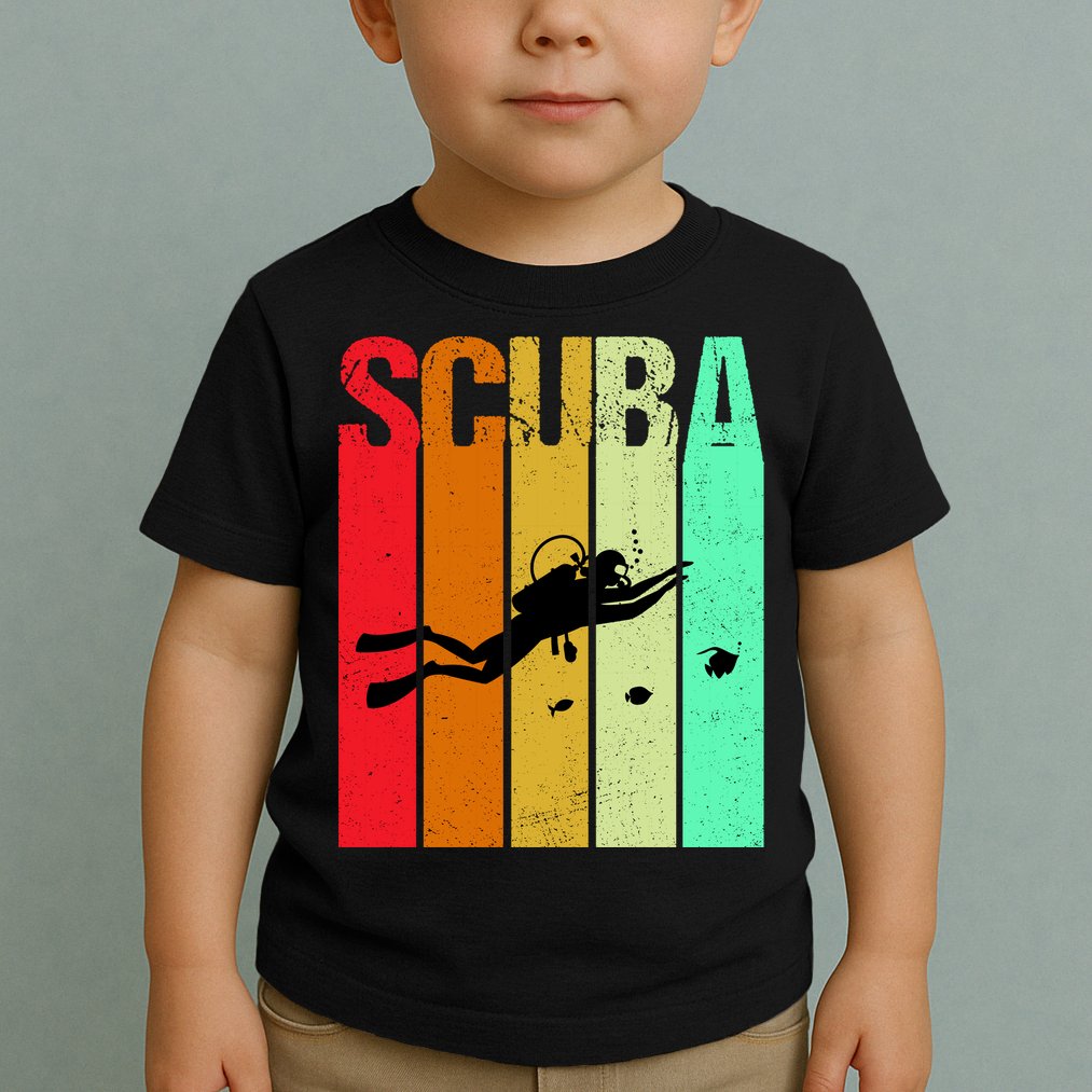 Scuba Retro Toddler T-Shirt