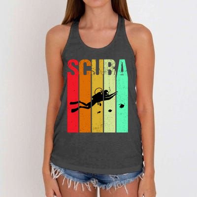 Scuba Retro Women's Knotted Racerback Tank