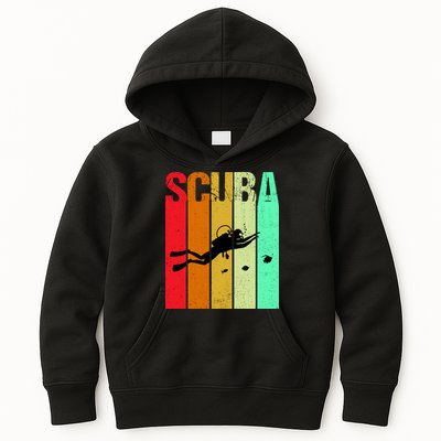 Scuba Retro Kids Hoodie