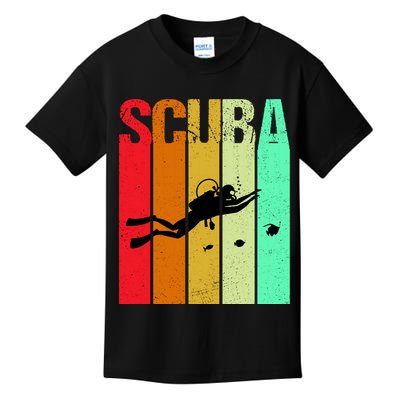 Scuba Retro Kids T-Shirt