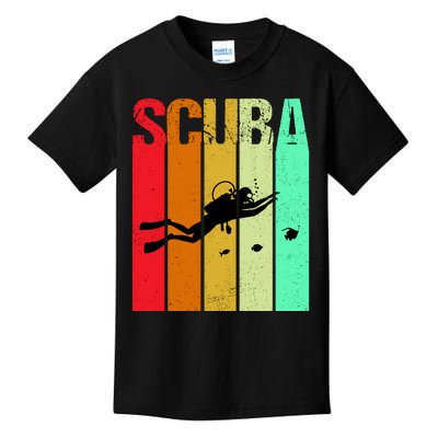 Scuba Retro Kids T-Shirt