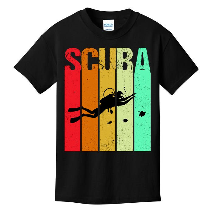 Scuba Retro Kids T-Shirt