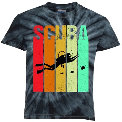 Scuba Retro Kids Tie-Dye T-Shirt