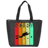 Scuba Retro Zip Tote Bag