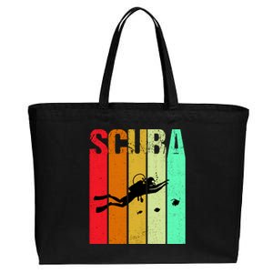 Scuba Retro Cotton Canvas Jumbo Tote