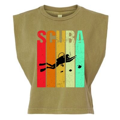 Scuba Retro Garment-Dyed Women's Muscle Tee