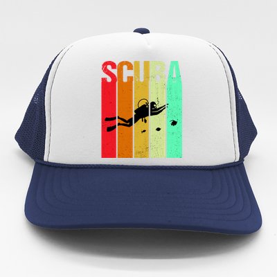 Scuba Retro Trucker Hat