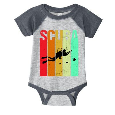 Scuba Retro Infant Baby Jersey Bodysuit