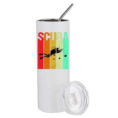 Scuba Retro Stainless Steel Tumbler