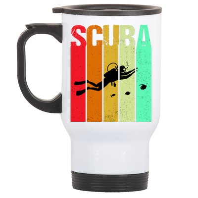 Scuba Retro Stainless Steel Travel Mug