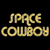 Space Cowboy Vintage Large Print Retro Distressed Bag