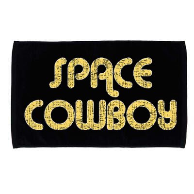 Space Cowboy Vintage Large Print Retro Distressed Microfiber Hand Towel