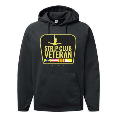 Strip Club Veteran Performance Fleece Hoodie