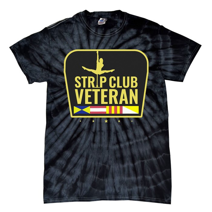 Strip Club Veteran Tie-Dye T-Shirt