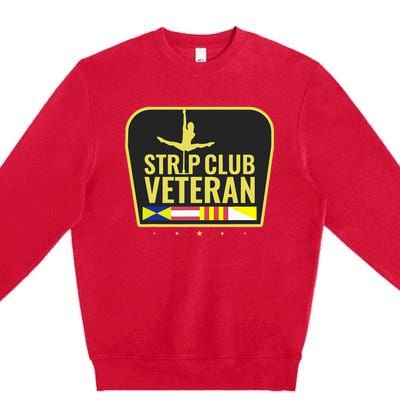 Strip Club Veteran Premium Crewneck Sweatshirt