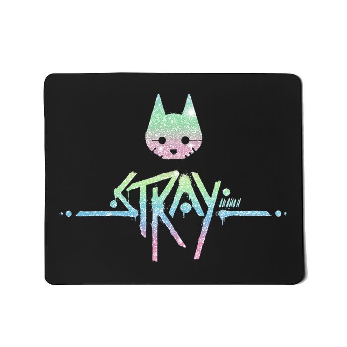 Stray Cat Video Game Gamer Funny Cute Trending Game Lover Cat Lover Mousepad