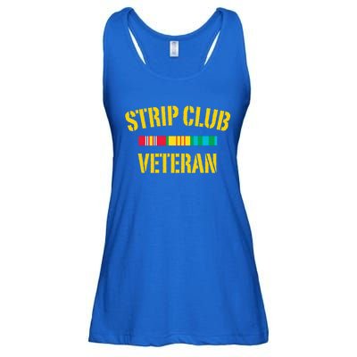 Strip Club Veteran Funny Gift Ladies Essential Flowy Tank