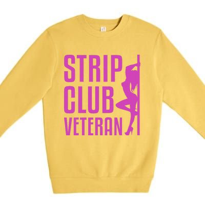 Strip Club Veteran Millitary Soldier Vintage Premium Crewneck Sweatshirt