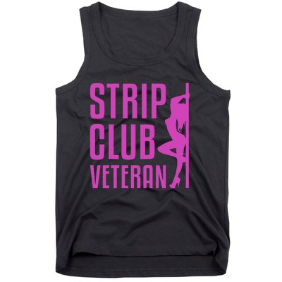 Strip Club Veteran Millitary Soldier Vintage Tank Top