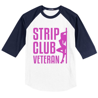 Strip Club Veteran Millitary Soldier Vintage Baseball Sleeve Shirt