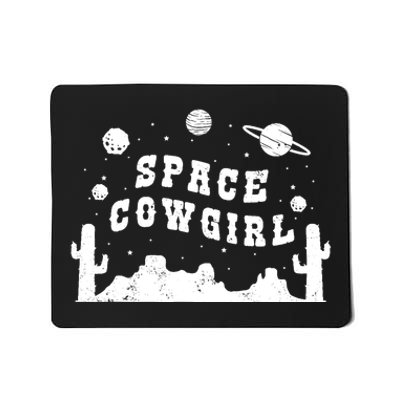 Space Cowgirl Vintage Space Rodeo Costume Western Party Mousepad