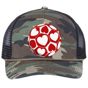 Soccer Coach Valentine's Day Fors Gifts Retro Rope Trucker Hat Cap